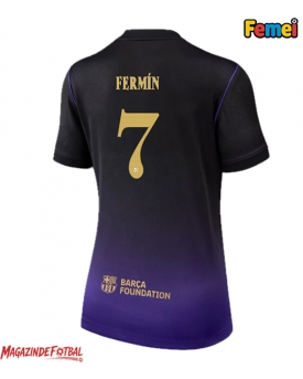 Barcelona Fermin Lopez #7 Tricou Fotbal Replică 2026-27 Femei Deplasare Barcelona Fermin Lopez #7 Tricou Fotbal Replică 2026-27 Femei Deplasare